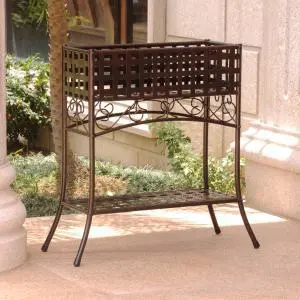 IRON-RECTANGLE- PLANT-STAND