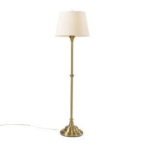 59”  Brass Floor Lamp