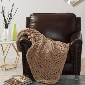 Chunky Knit Throw